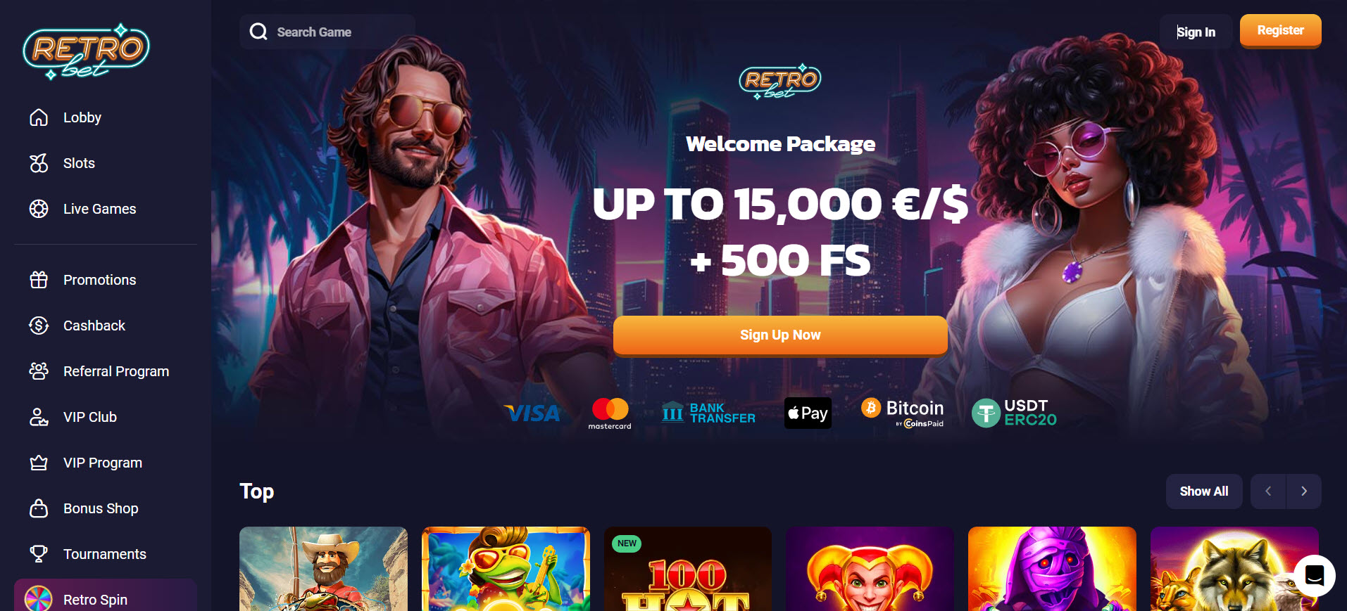Retrobet.com Casino